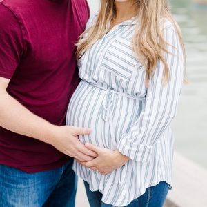 Isabel maternity blouse